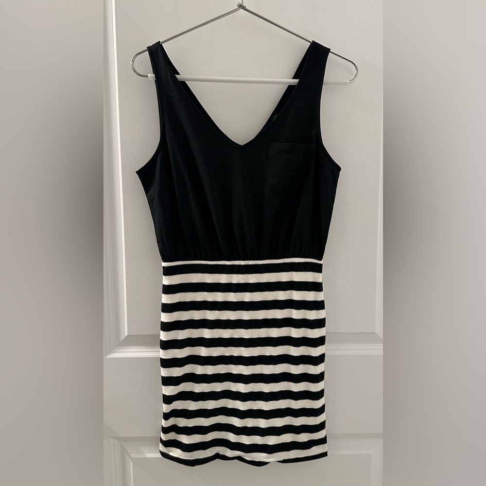Black and‎ White Mini Dress